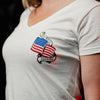 Patriotic Tops for Women - WWII Inspired - American Flag Shirts 