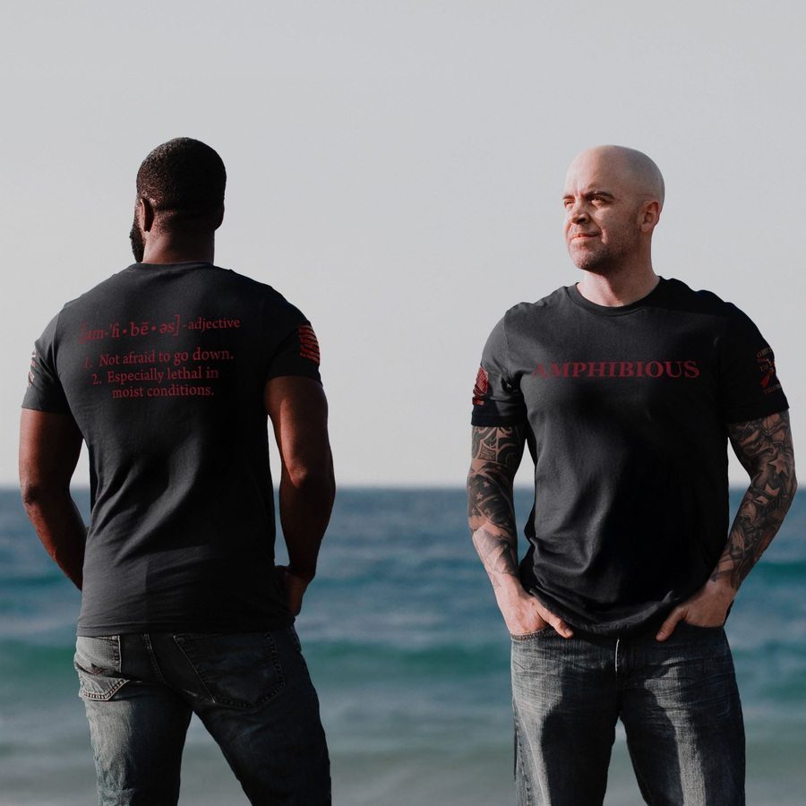 Grunt Style Amphibious Defined T-Shirt - Black 