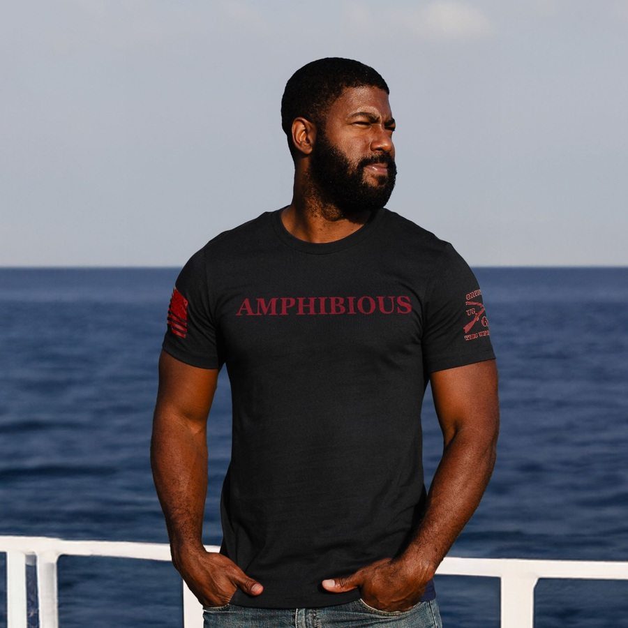 Grunt Style Amphibious Defined T-Shirt - Black 