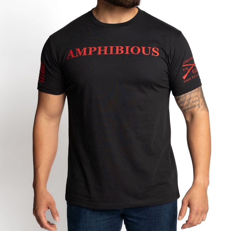 Grunt Style Amphibious Defined T-Shirt - Black 