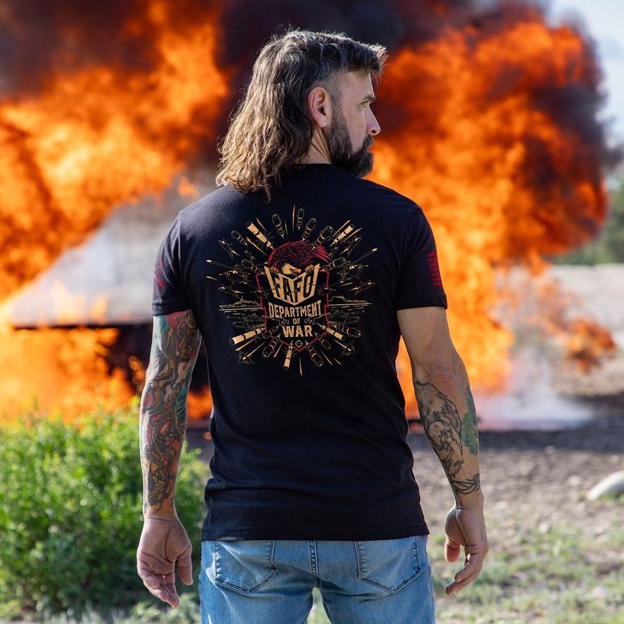 Grunt Style Department Of War T-Shirt - Black