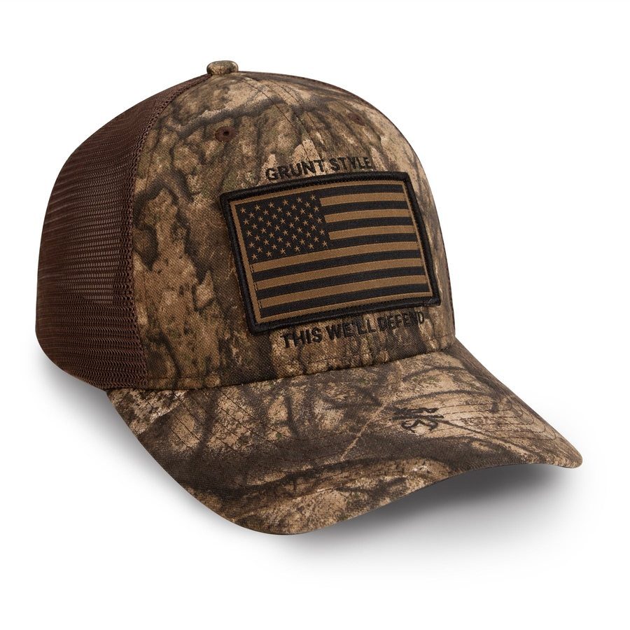 Grunt Style Realtree APX® Flag Stretch Fit Hat