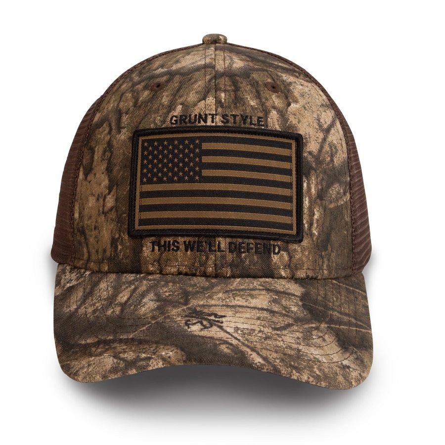 Grunt Style Realtree APX® Flag Stretch Fit Hat