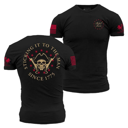Sticking It To The Man T-Shirt - Black