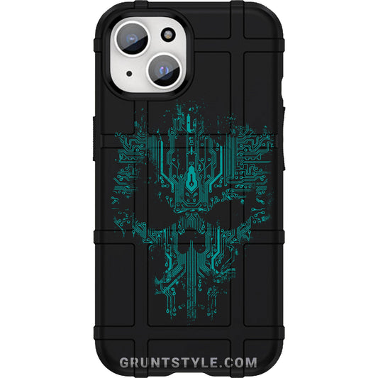Circuit Skull Android & Apple Phone Cases