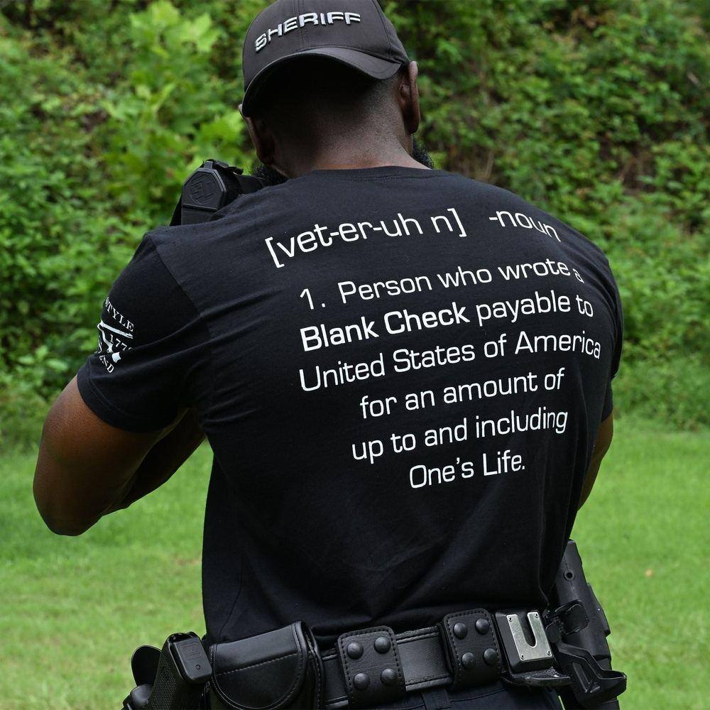Blank Check Veteran Shirt - Military Shirt – Grunt Style, LLC
