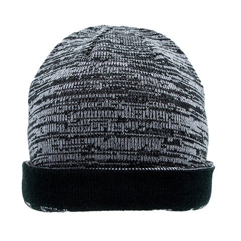 Grunt Style Reversible Skull Cap Beanie - Black and Gray