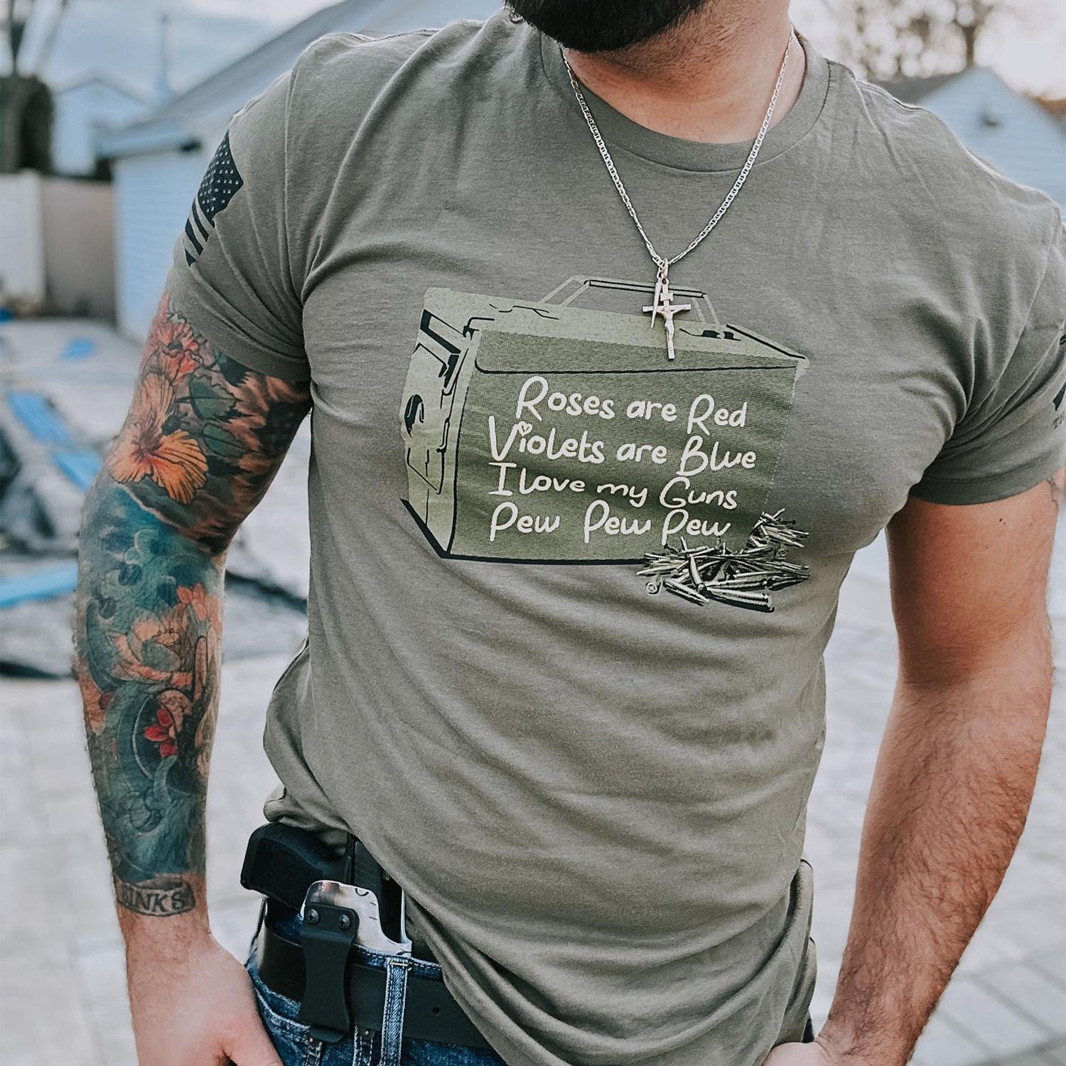 Gun Shirt - Love Guns Poem 
