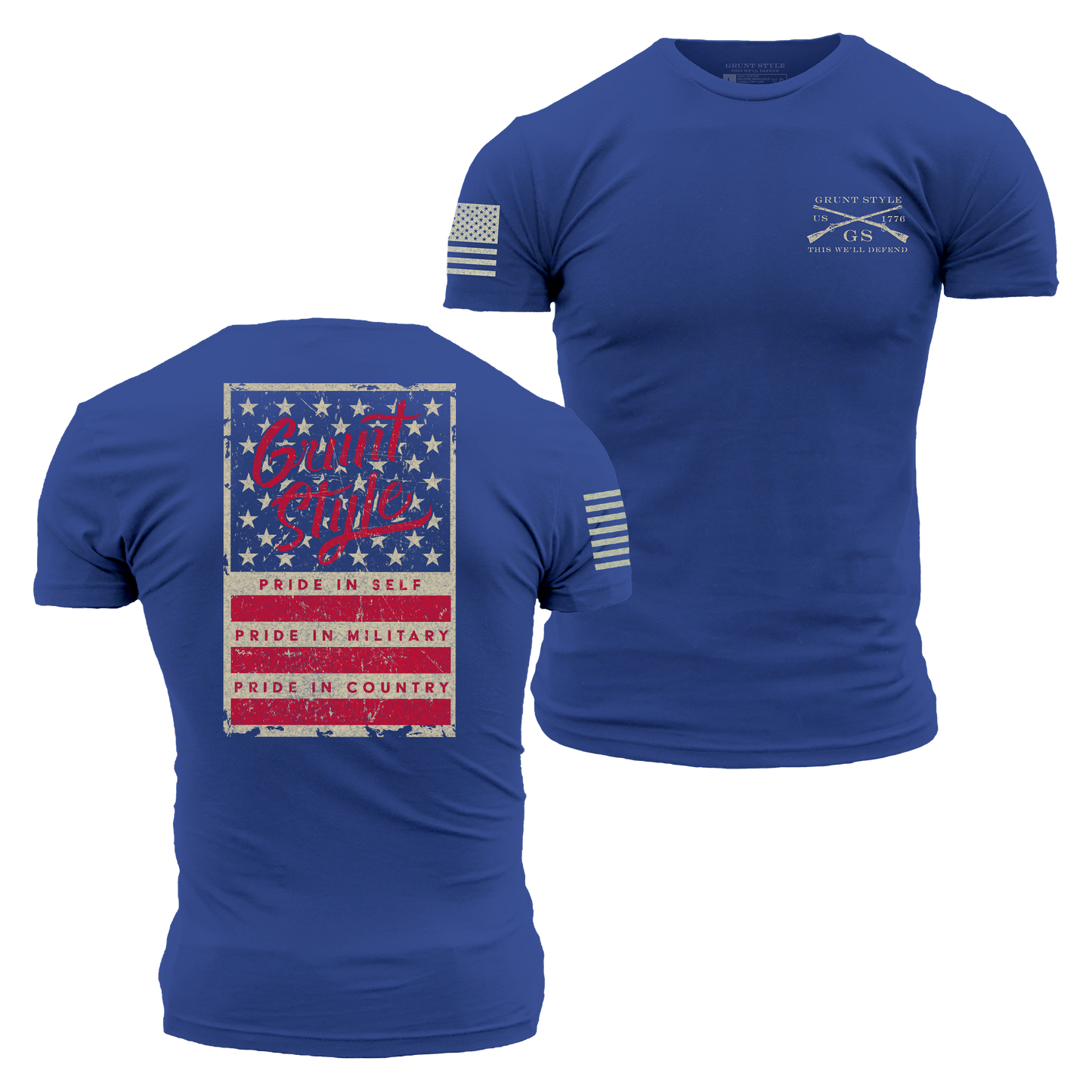 Patriotic T-Shirt - Stars and Bars 