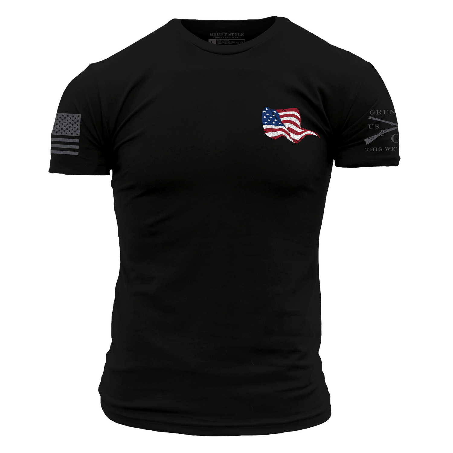 Men's Patriotic T-Shirt - Gun Shirt - This We'll Defend 