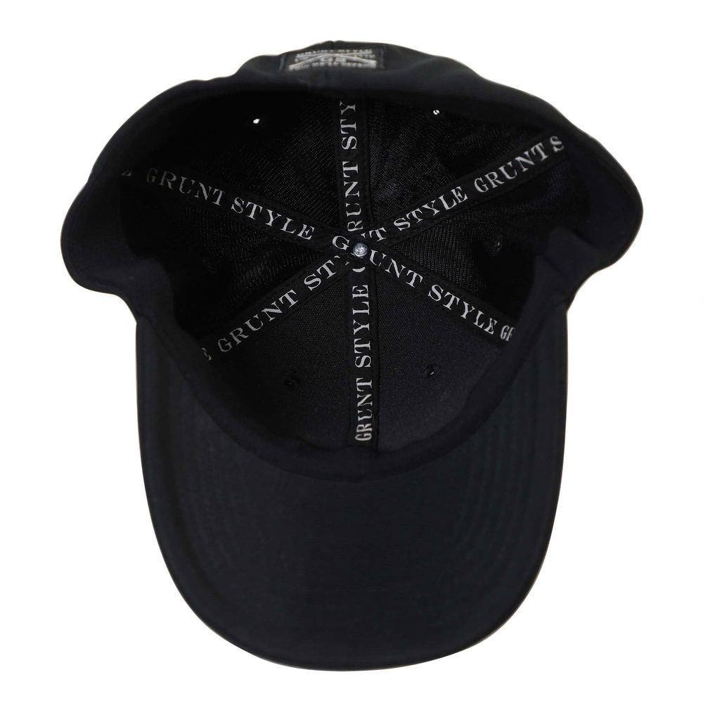 Patriotic Hat - Stretch Fit - Black on Black – Grunt Style, LLC | Flat Caps