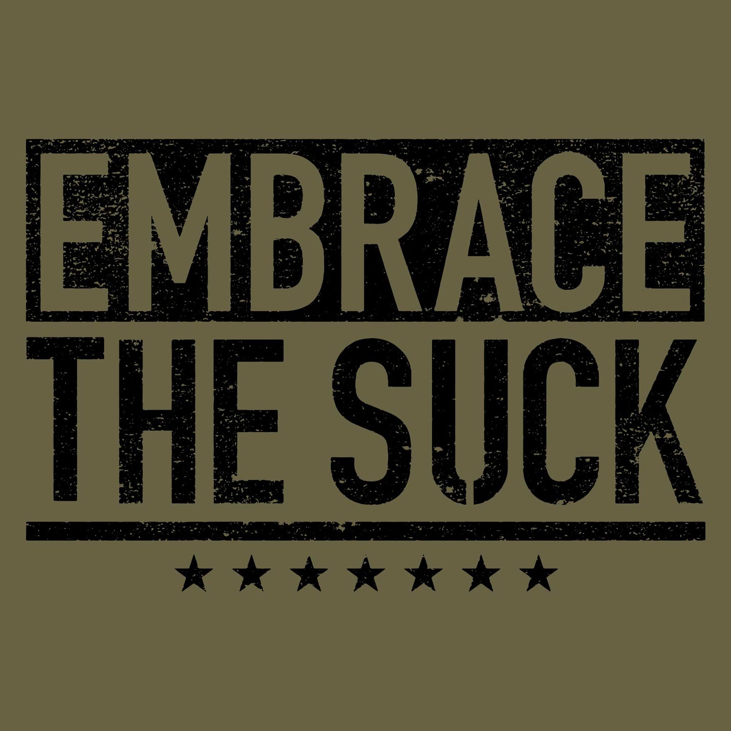 Youth Embrace The Suck T-Shirt - Military Green