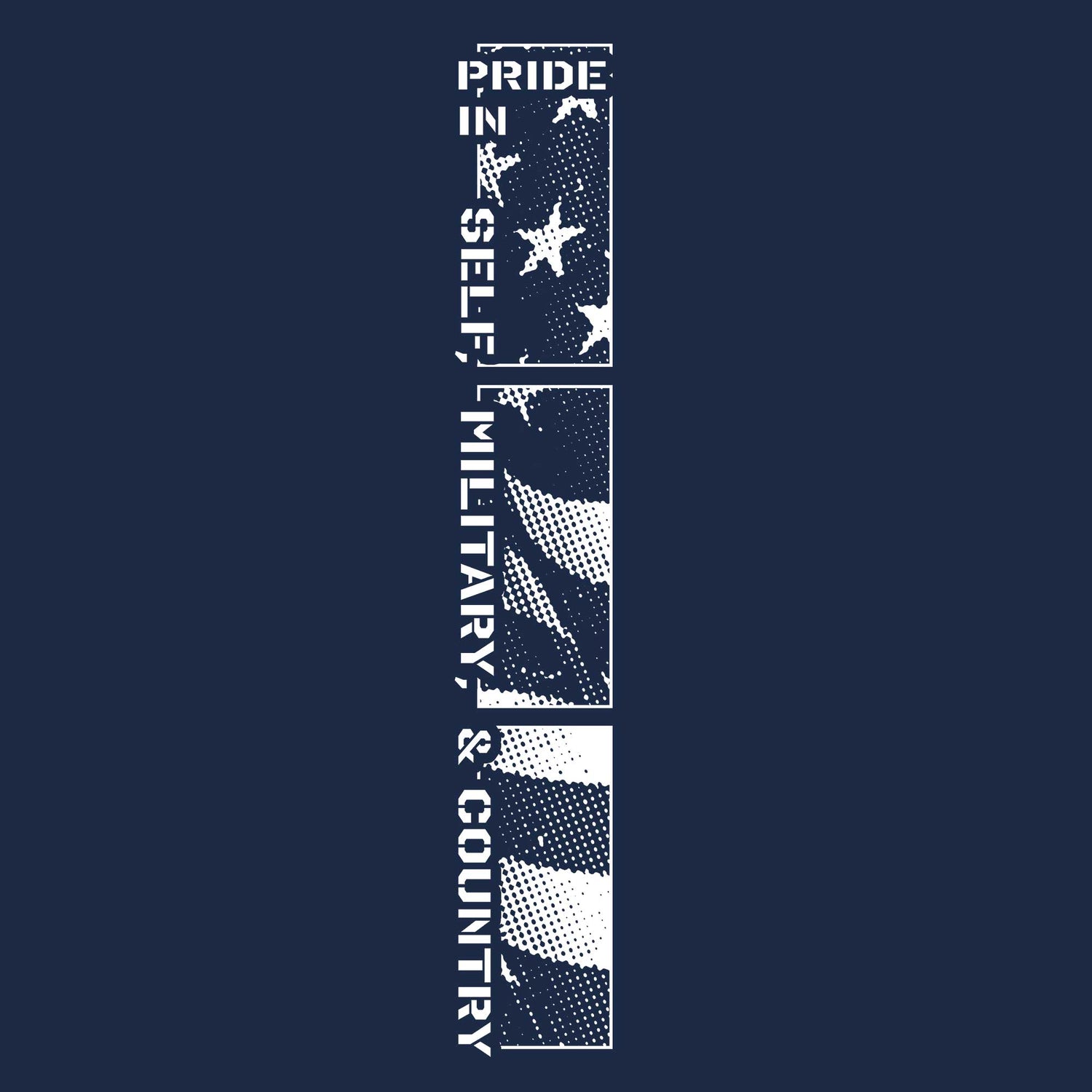Patriotic American Flag - Long Sleeve T-Shirt