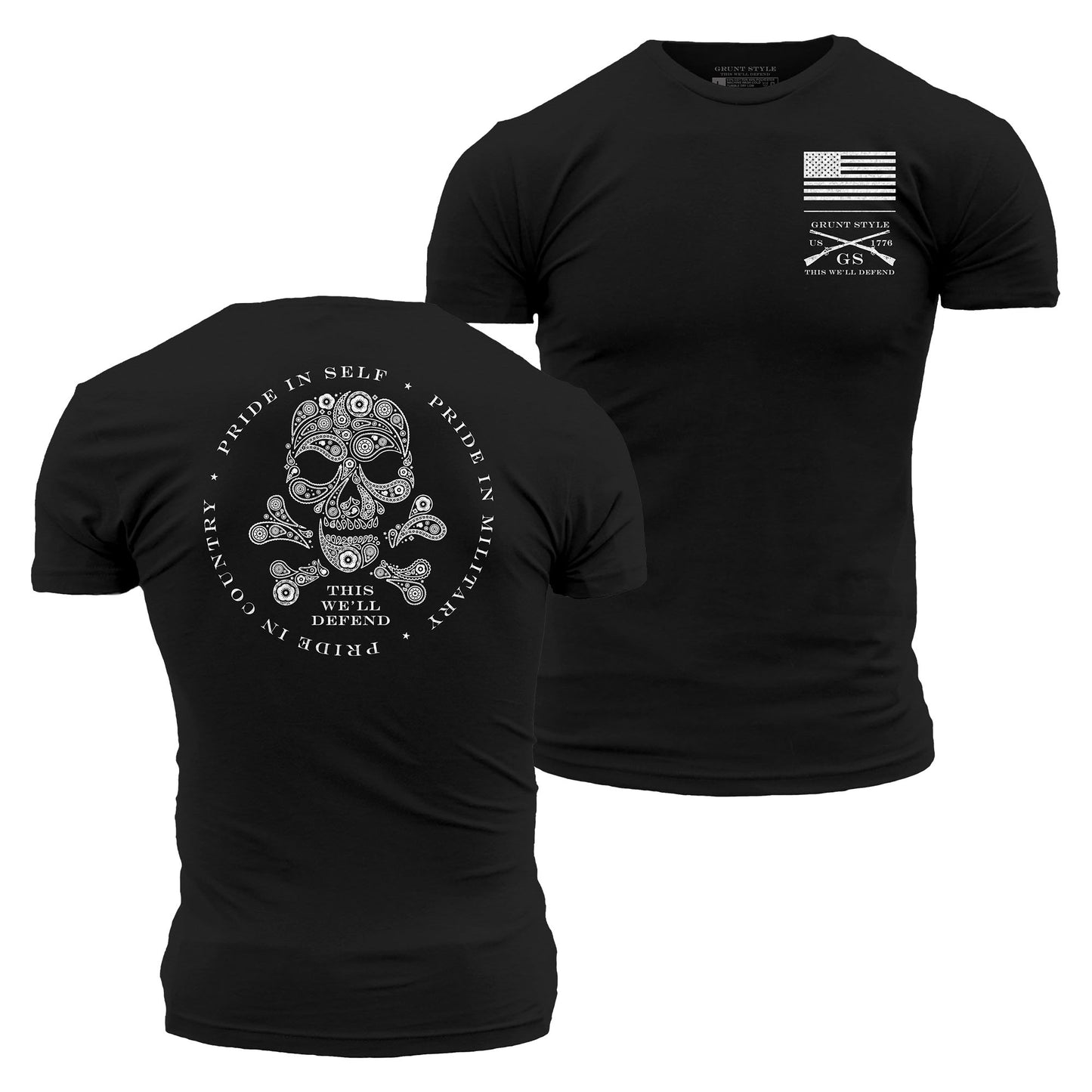 Patriotic Shirt - Death Paisley