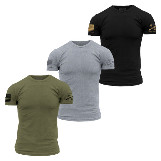 Standard Issue Core Basic T-Shirts - 3 Pack