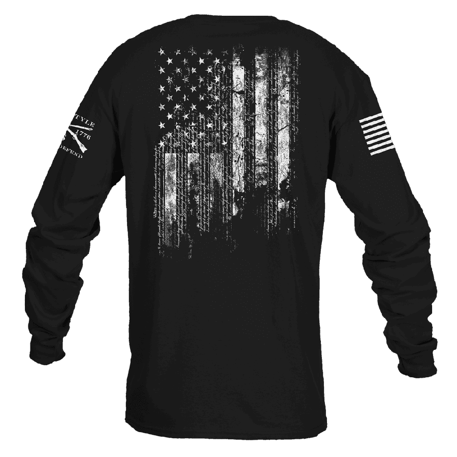 thumbnail image 2 of USA Flag Basic T-Shirts - Black - 5 Pack - Patriotic Apparel 2 of 12