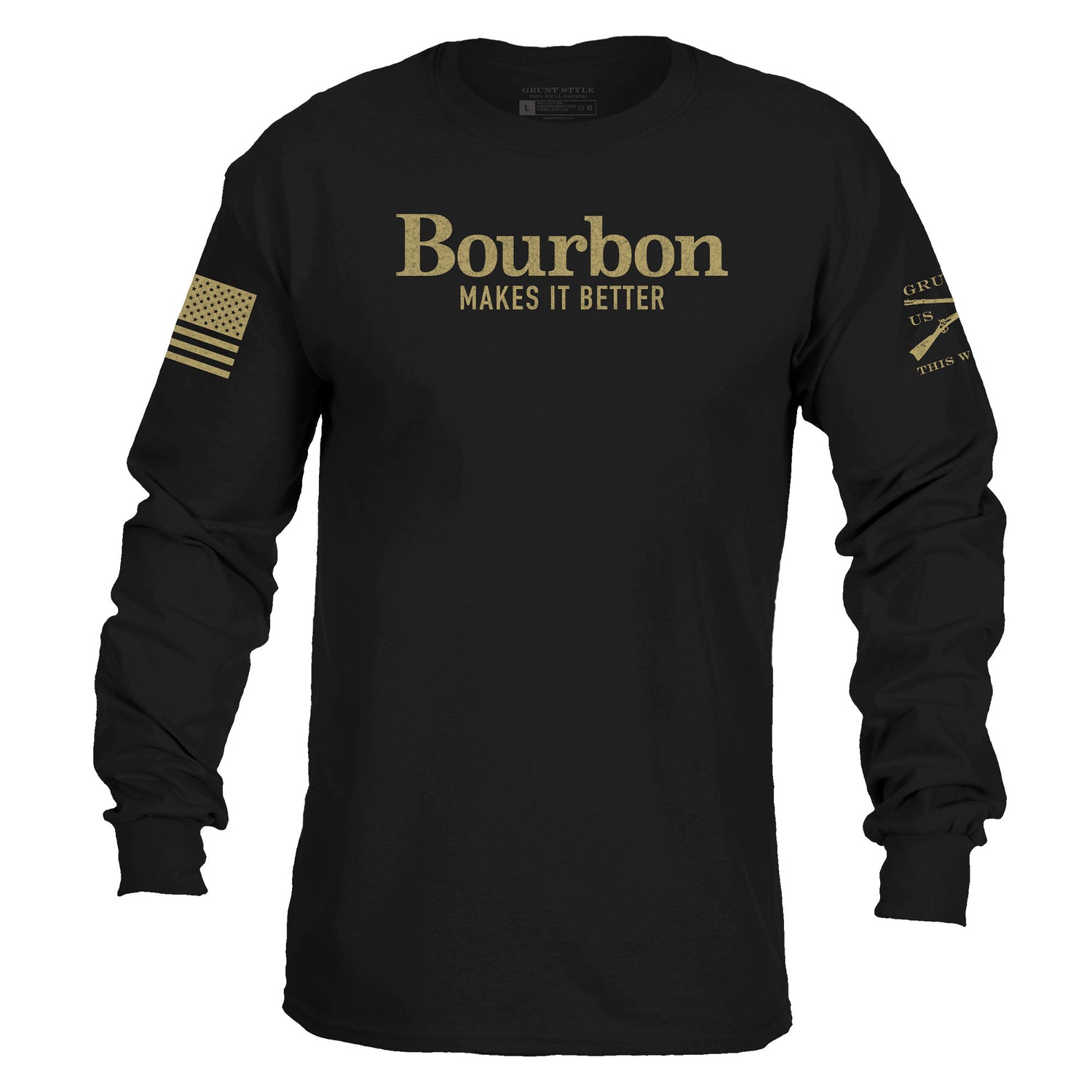 Patriotic Drinking Shirts - Bourbon Makes It Better 