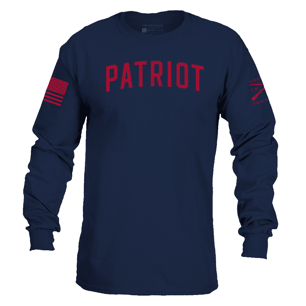 Patriotic Zero Men\'s F\'s Grunt LLC Sleeve Given Style, - Shirts Long –
