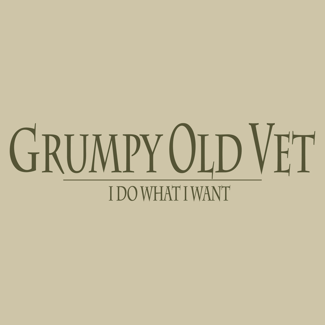 Military Shirts - Grumpy Old Vet 