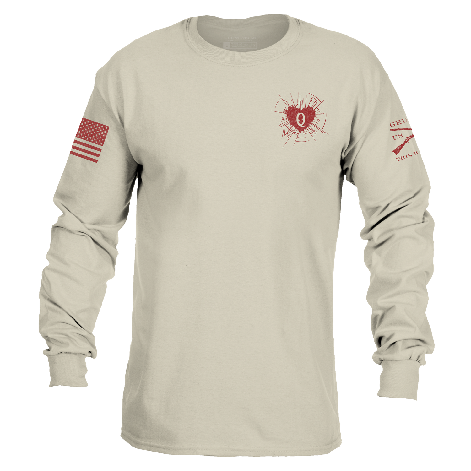Military Apparel Military Shirt - Heart and Soul of a Warrior Long Sleeve