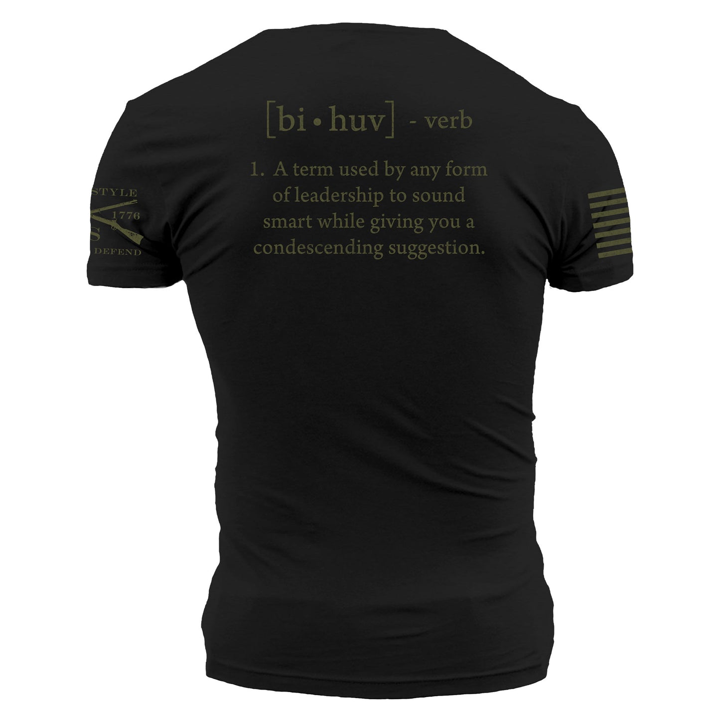 Military Back of T-Shirt - Behoove 