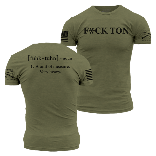 Military T-Shirt - Fuck Ton Definition 