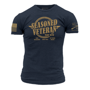 Seasoned Veteran T-Shirt - Midnight Navy