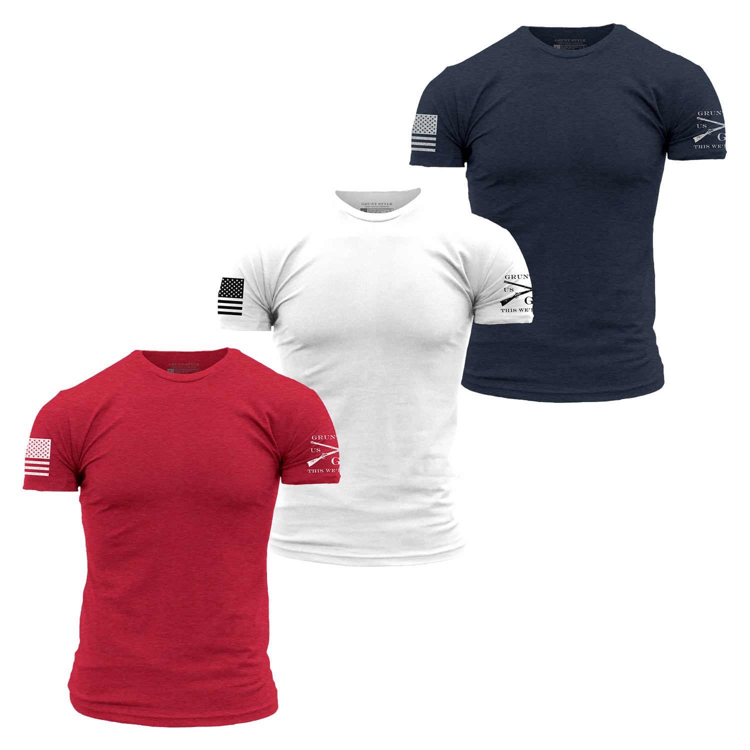 Patriotic T-Shirt - 3 pack - Men's Patriotic Apparel 