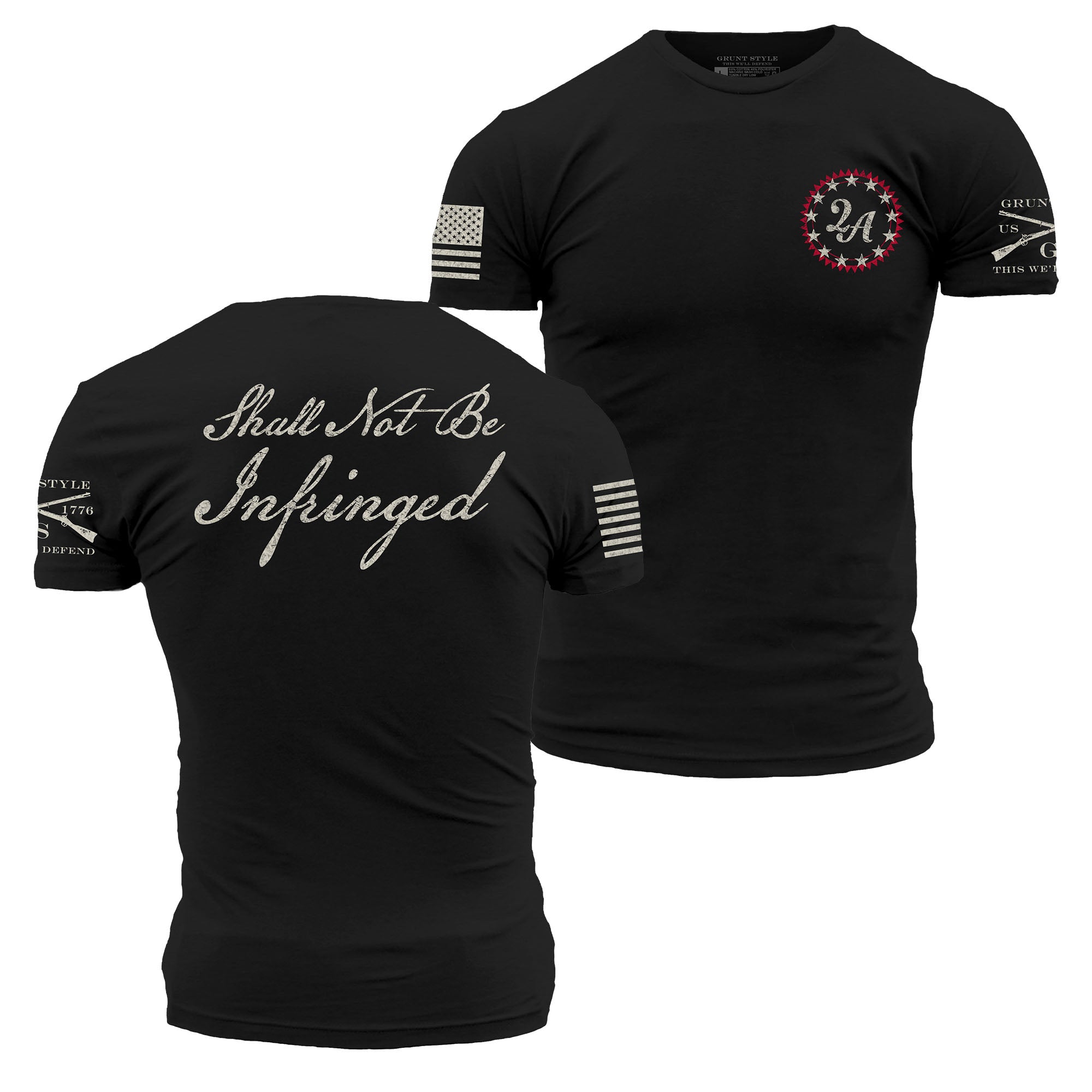 2A Protected T-Shirt - Black – Grunt Style, LLC