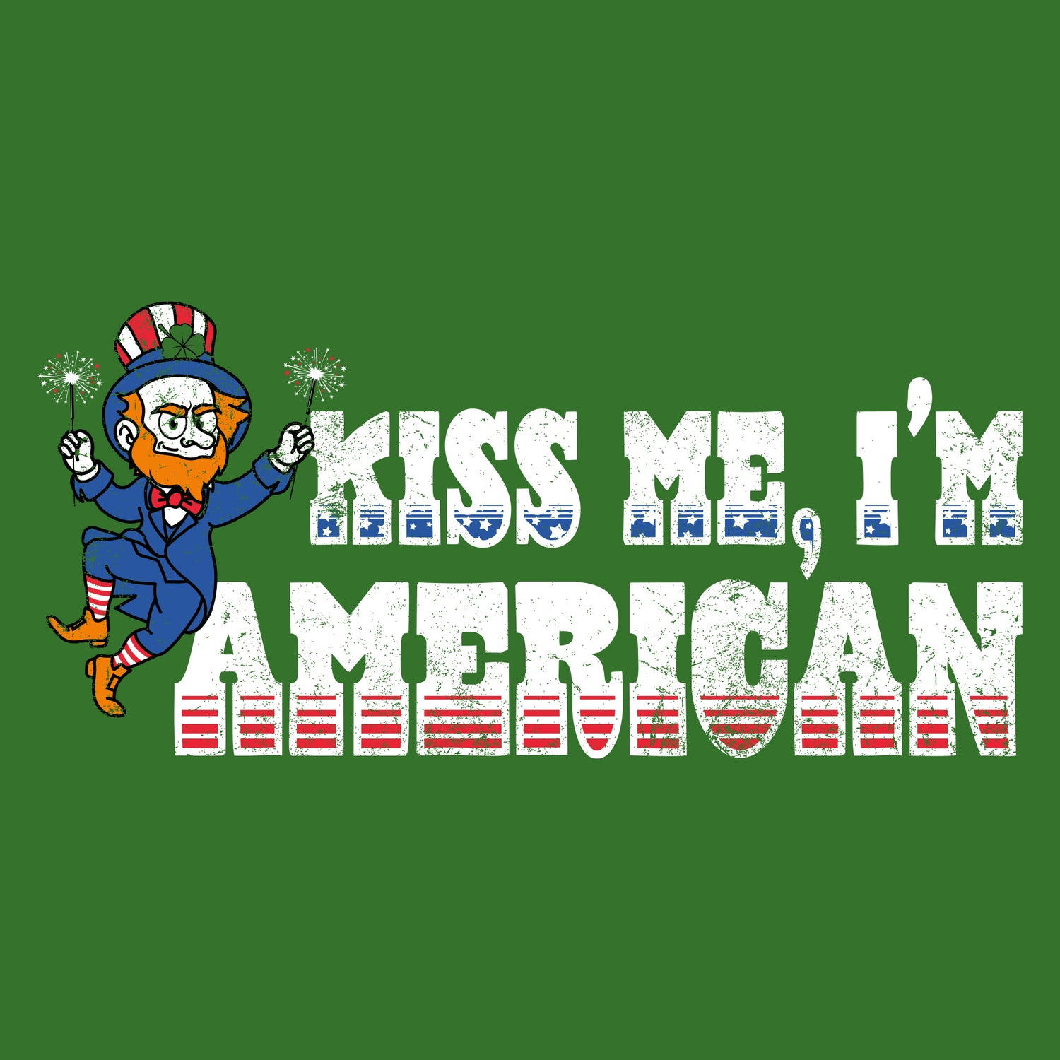 Kiss Me, I'm American St. Patrick's Day Shirt