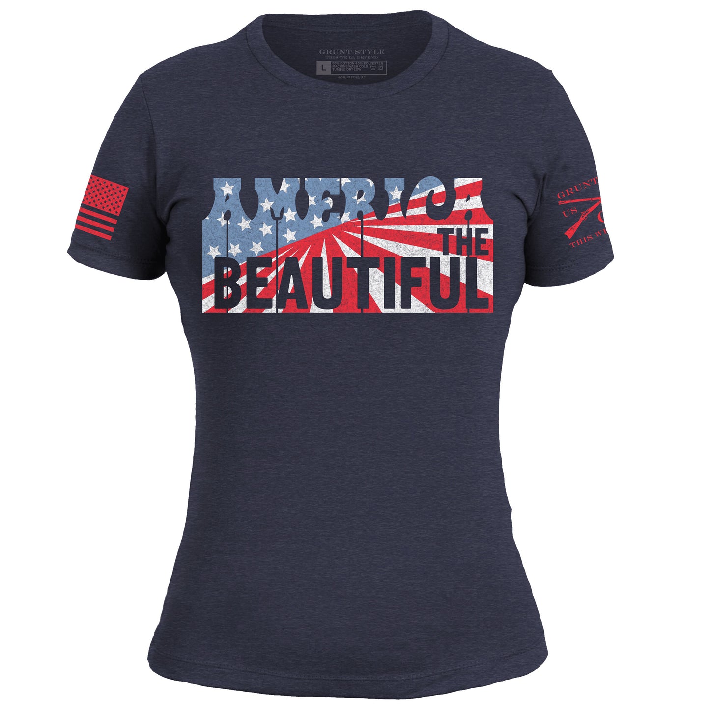Patriotic Top for Women - America the Beautiful 
