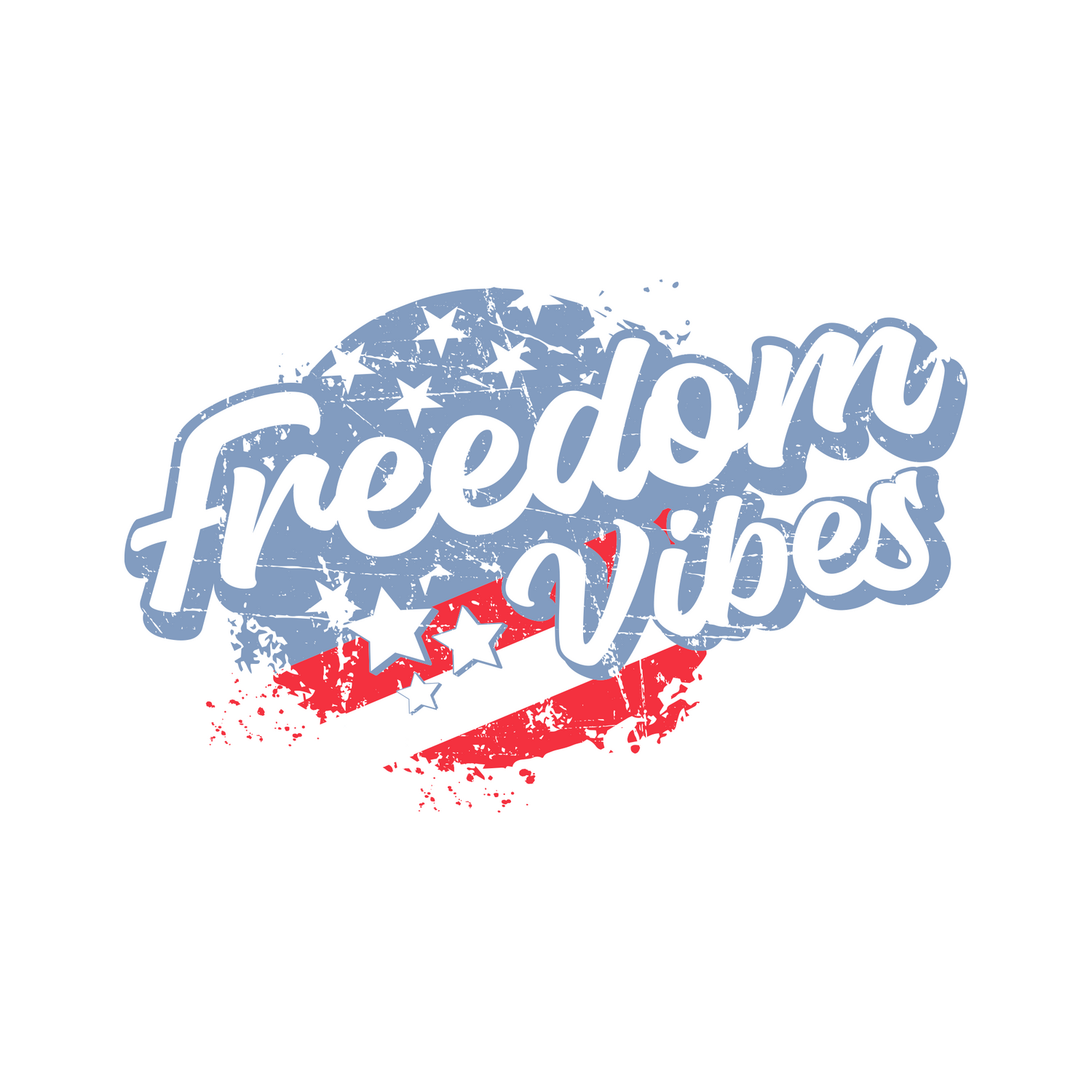Freedom Vibes - Patriotic Top for Women