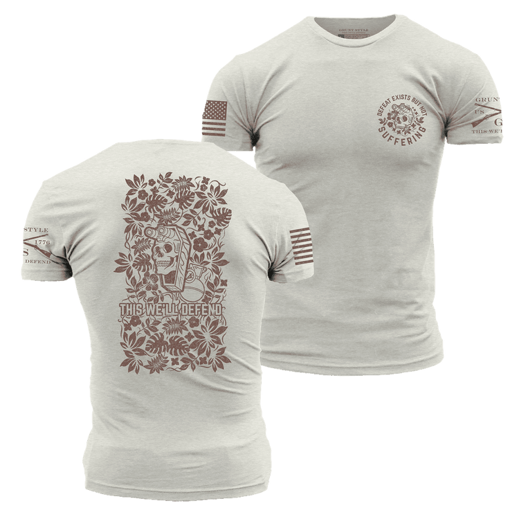 Skull Shirt - This We'll Defend Hawaiian Print Shirt 