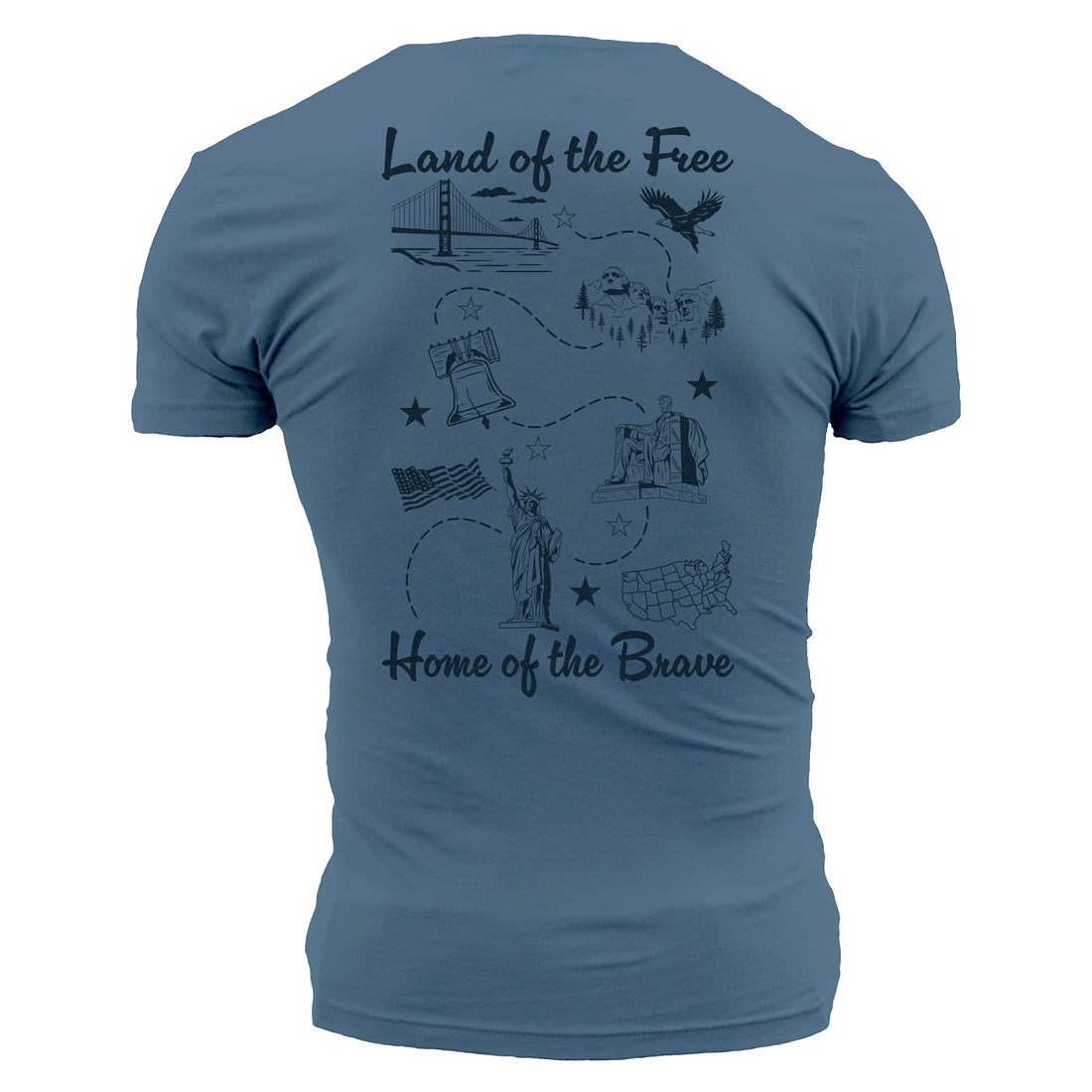 Road Trip T-Shirt - Captain's Blue