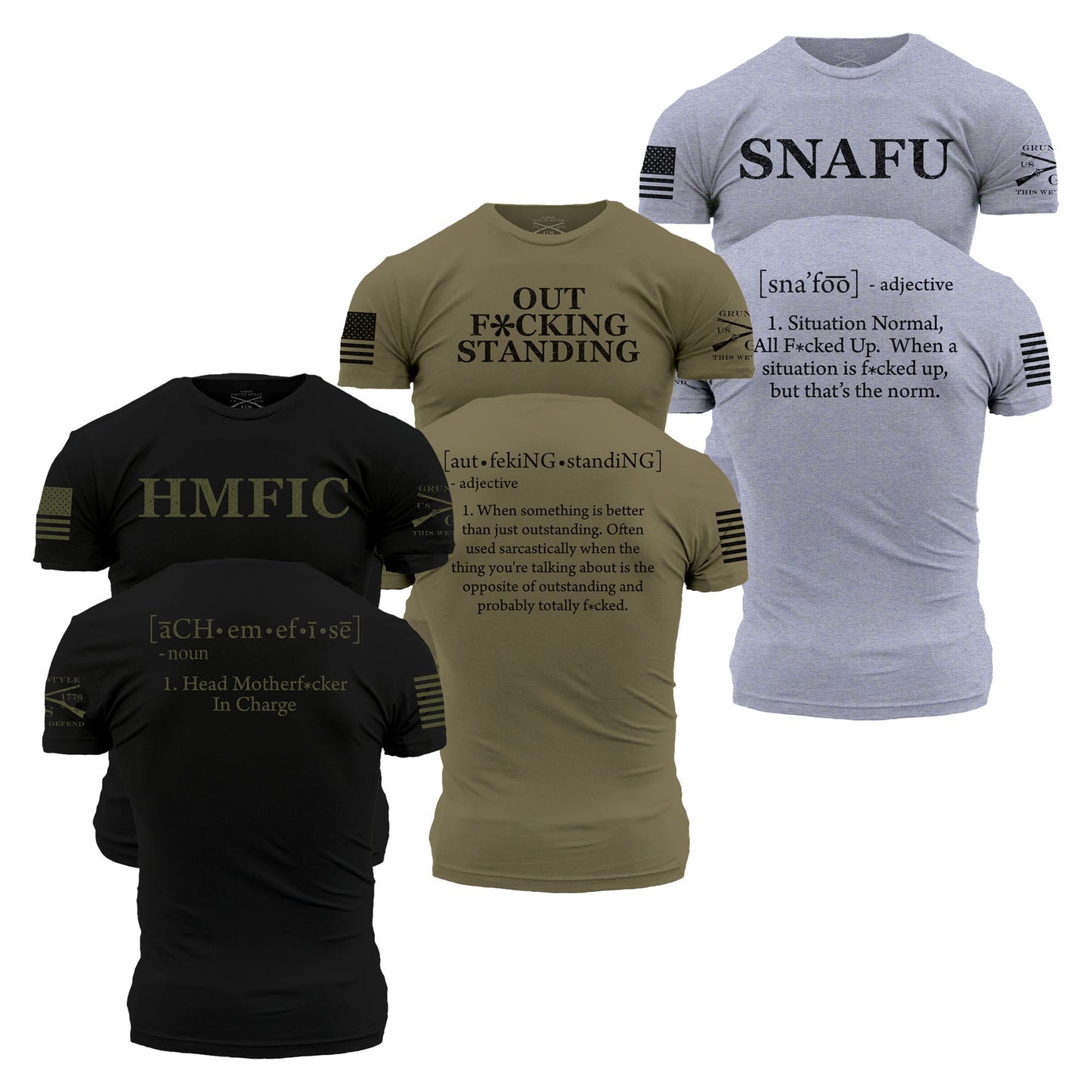 military shirts - t shirt bundle 