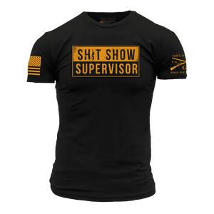 Sh*t Show Supervisor T-Shirt - Black