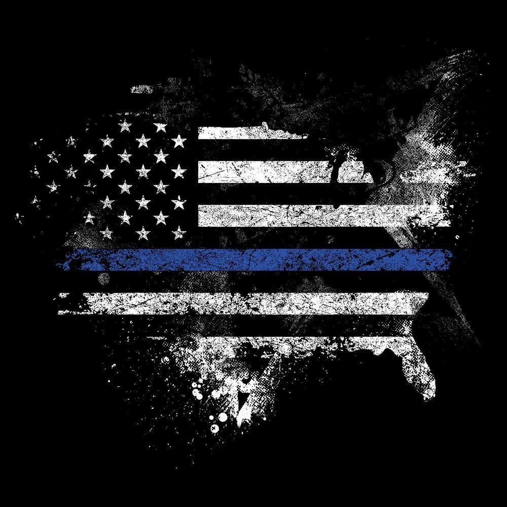 Blue Line Shirt - American Acid T-Shirt – Grunt Style, LLC