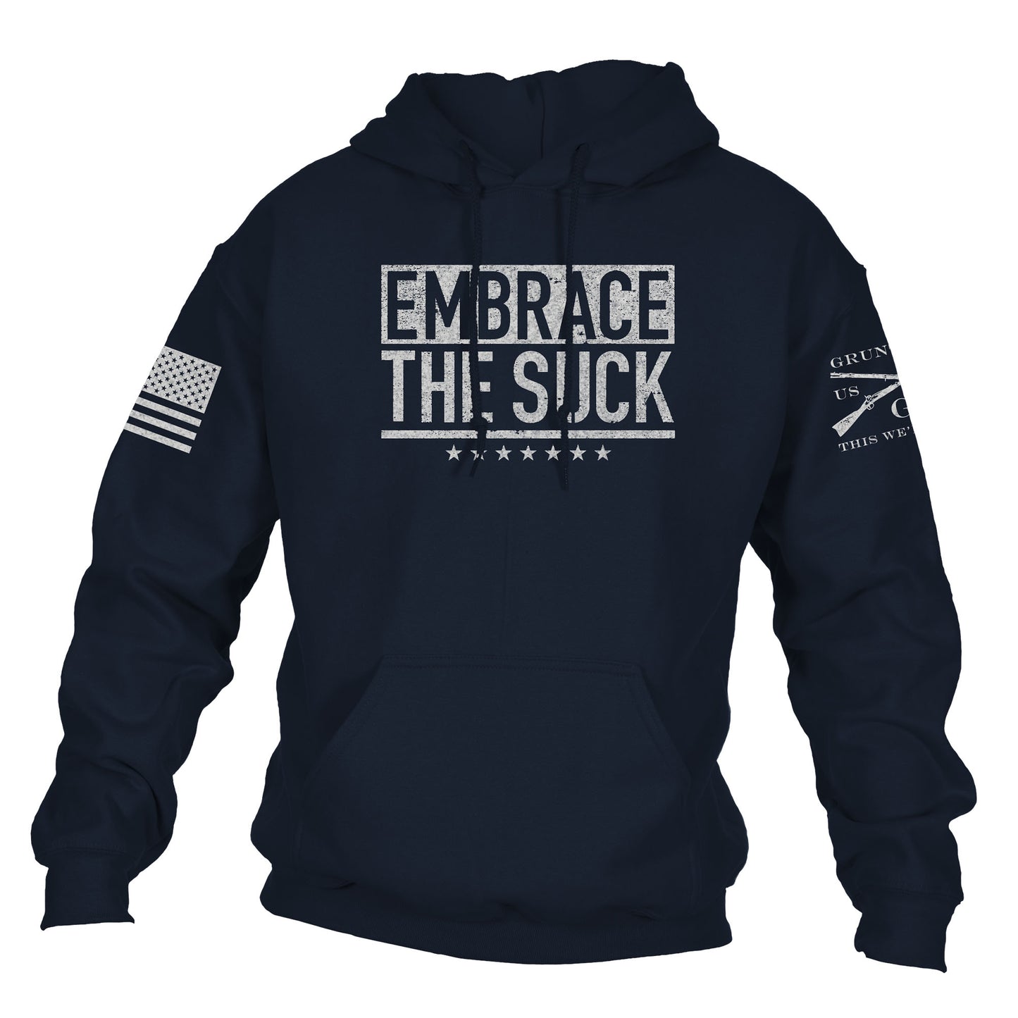 Gym Hoodie - patriotic workout clothes 
