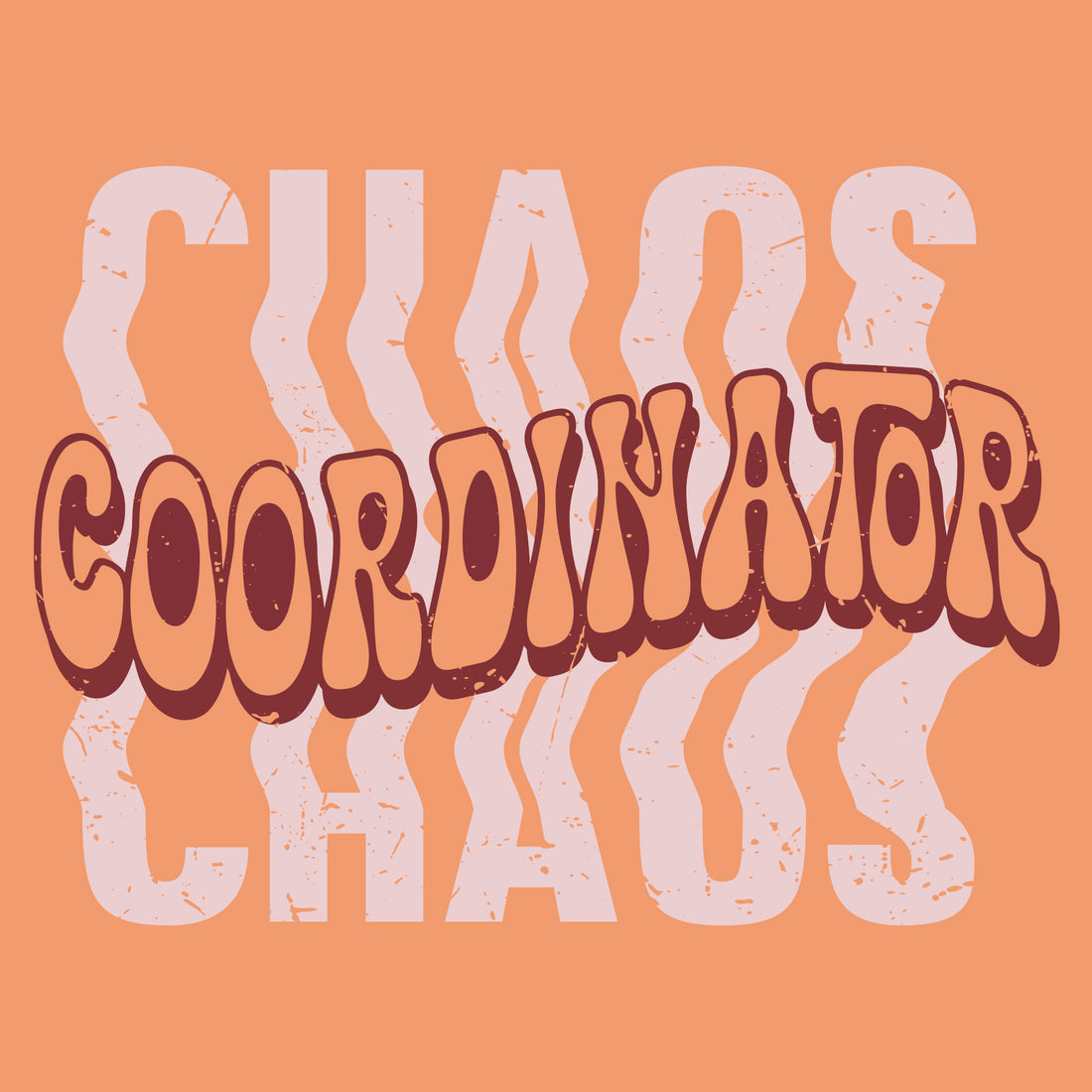 Women's Chaos Coordinator V-Neck - Apricot Crush