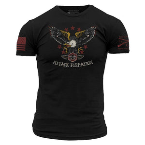 Attack Formation T-Shirt - Black
