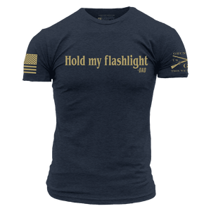 Hold My Flashlight T-Shirt - Midnight Navy