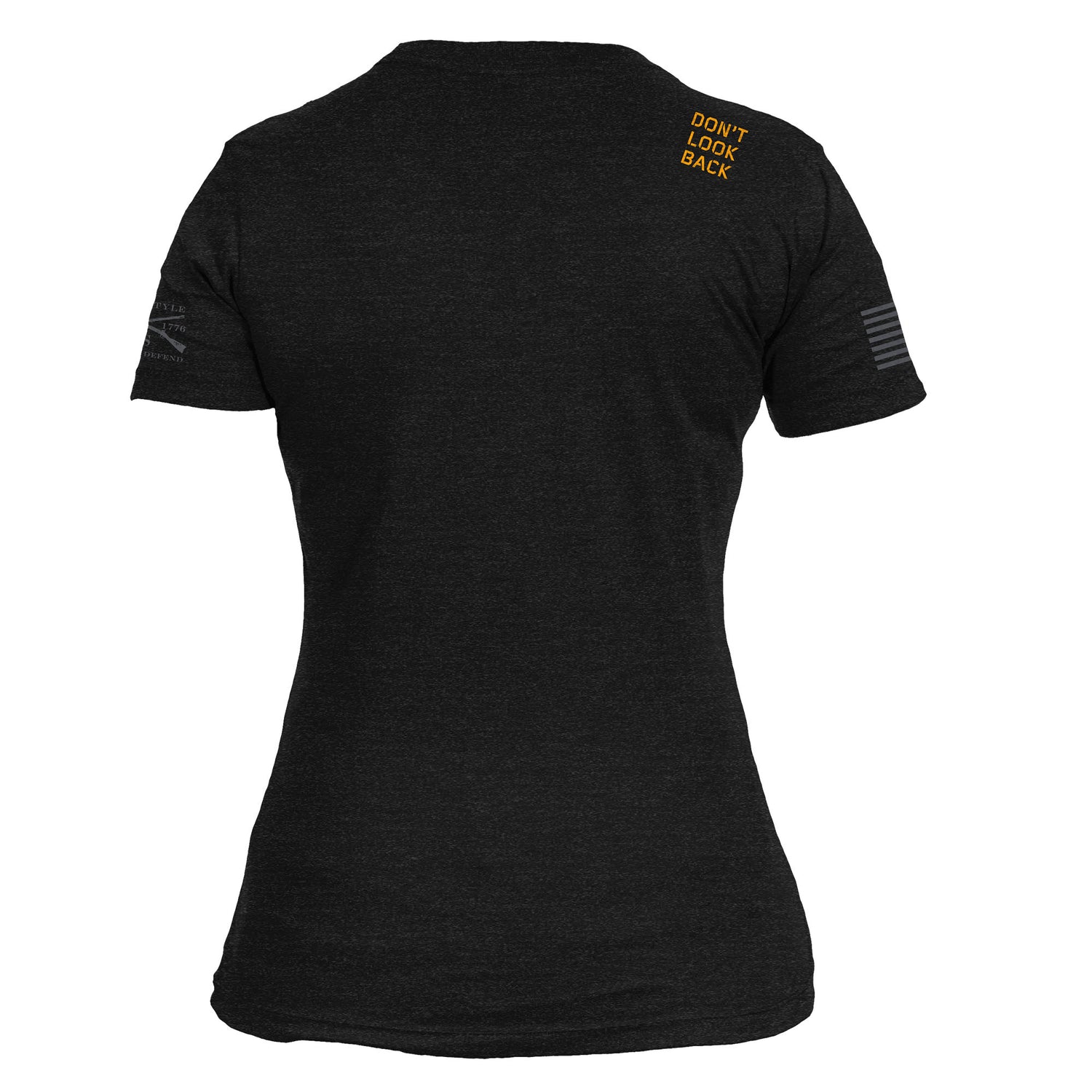 Don't Look Back - Shirts for Women at the Gym 