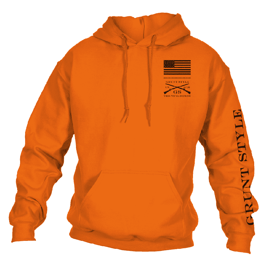 Orange hoodie style clearance