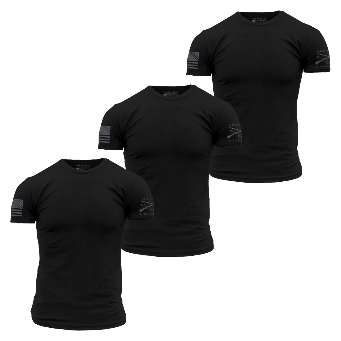 Basic T-Shirts - Black - 3 Pack