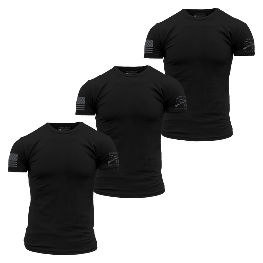 Basic T-Shirts - Black - 3 Pack