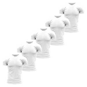 Basic T-Shirts - White - 5 Pack