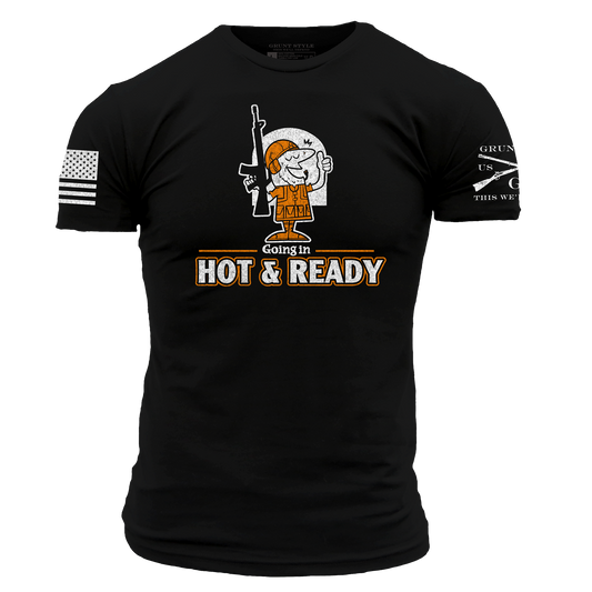 Hot & Ready T-Shirt - Black