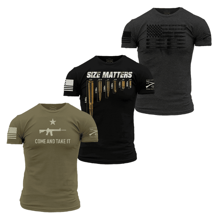 Pack of Second Amendment Shirts - Pro Gun Shirts 