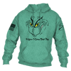 Grinch Grows Hoodie - Heather Forest Green