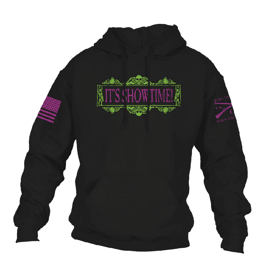 It s Showtime Hoodie Black Grunt Style LLC